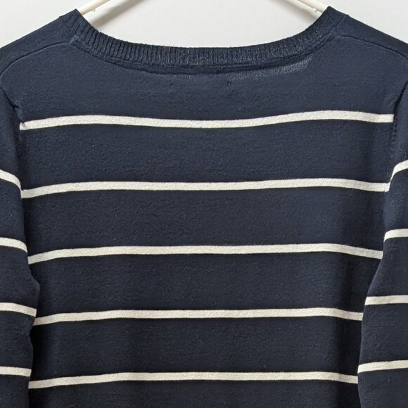 41 Hawthorn Aubree Fine Gauge Crewneck Sweater in Navy - Picture 7 of 10